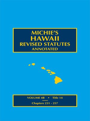 cover image of Michie's Hawaii Revised Statutes Annotated